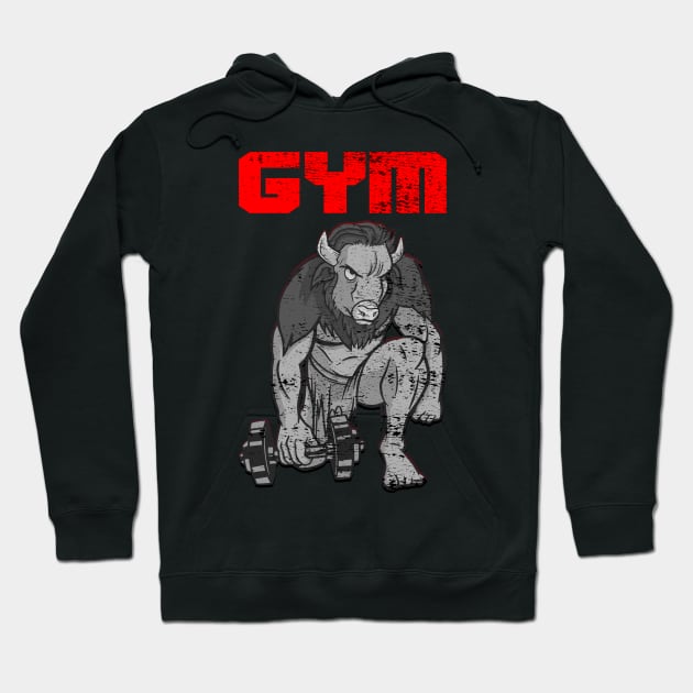 Best Gym Motivation Workout Fitness Bodybuilder Fun Hoodie by KK-Royal